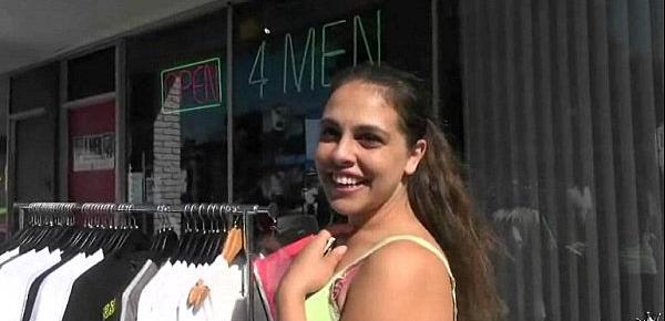  Amateur girl accepts cash for sex from stranger 2